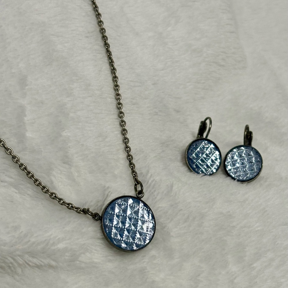 SABIKA Iconic Medallion Necklace and Earrings